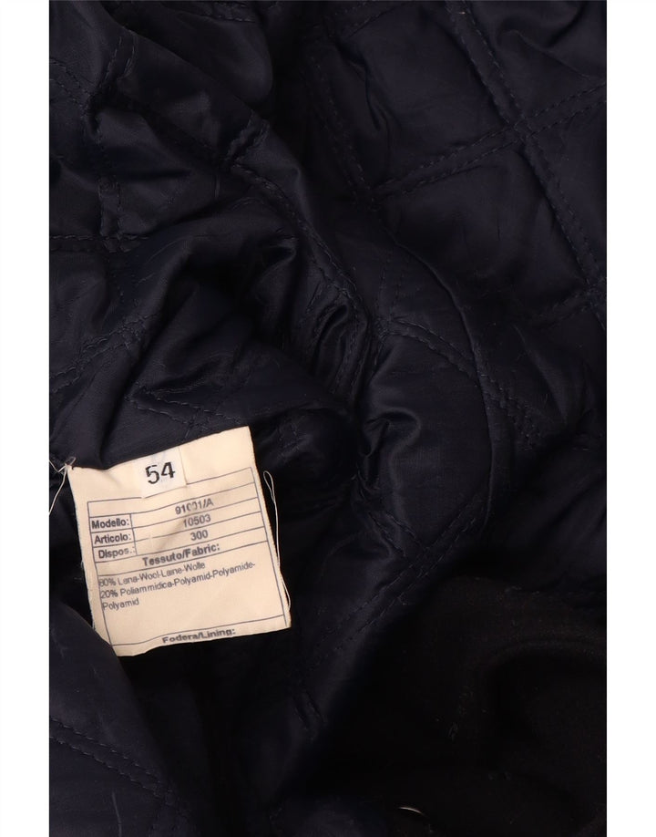 Płaszcz męski Marina Yachting IT 54 2XL granatowy wełniany