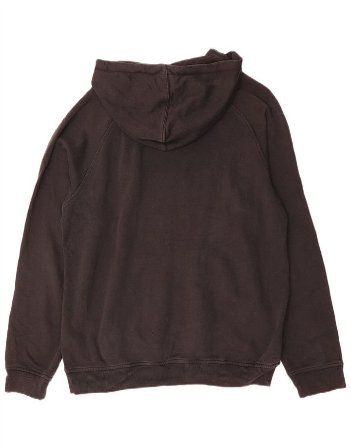 Męski sweter z kapturem ADIDAS z grafiką, średniej wielkości, czarny, bawełniany