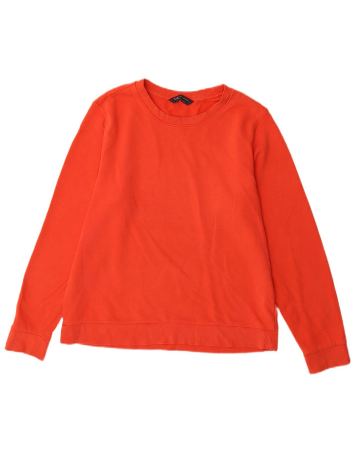 Damska bluza Marks & Spencer UK 14, duża, pomarańczowa, bawełniana