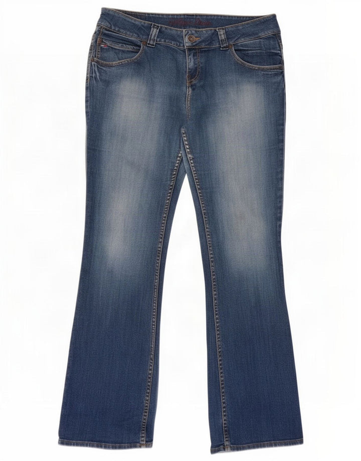 Damskie dżinsy Bootcut Tommy Hilfiger Regular W34 L34 Niebieska bawełna