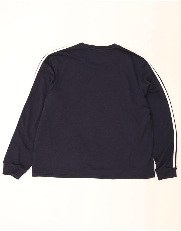 Adidas Męska Bluza Sweter 2XL Granatowa Bawełna