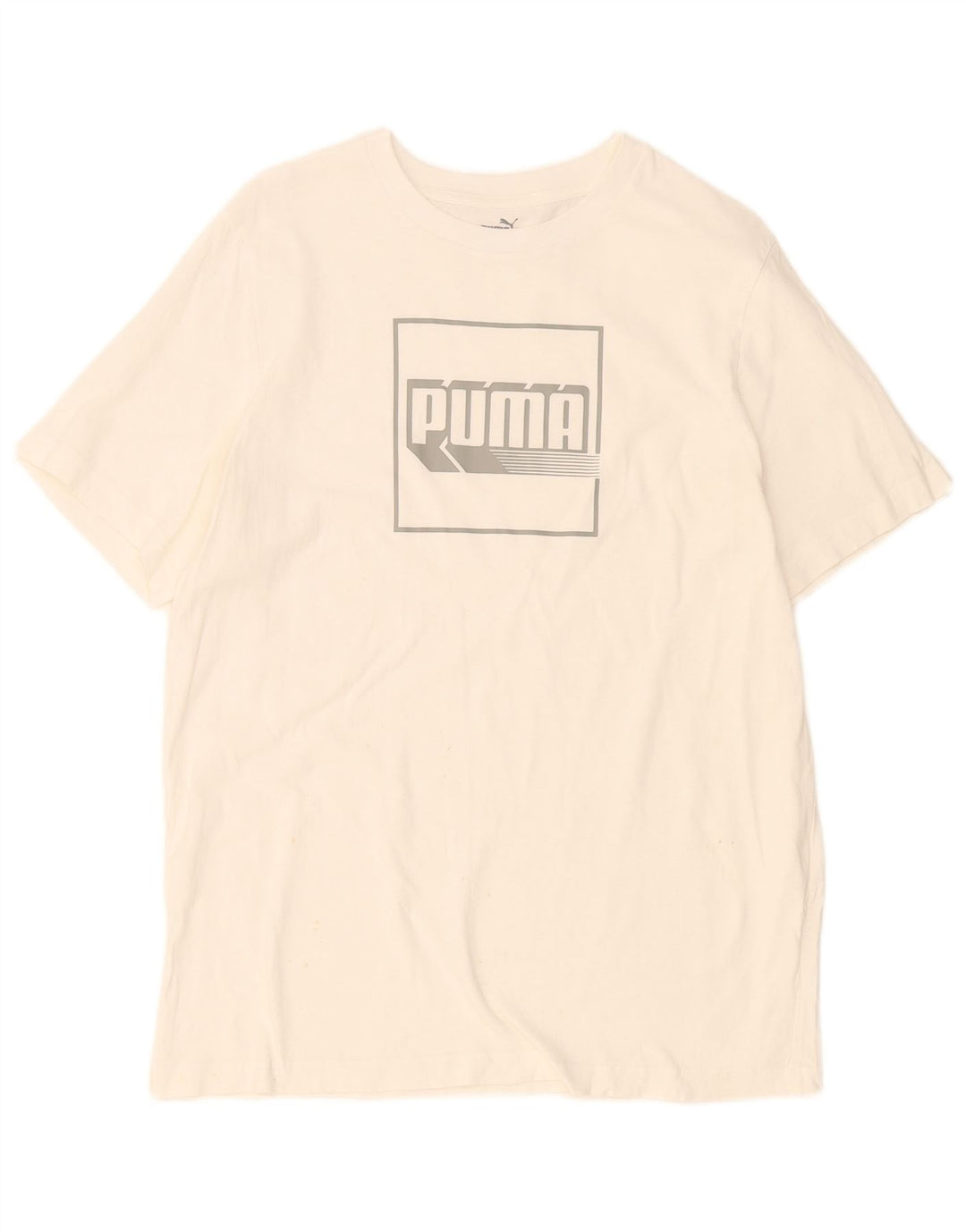 Męski T-shirt Puma z grafiką, duży, biały