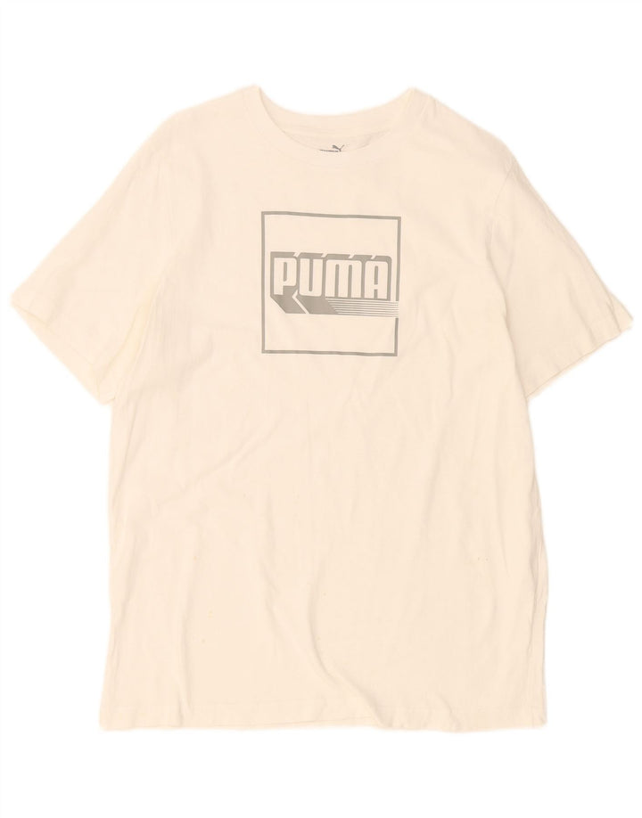 Męski T-shirt Puma z grafiką, duży, biały