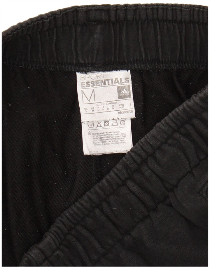 ADIDAS Mens Climalite Graphic Tracksuit Trousers Joggers Medium  Black