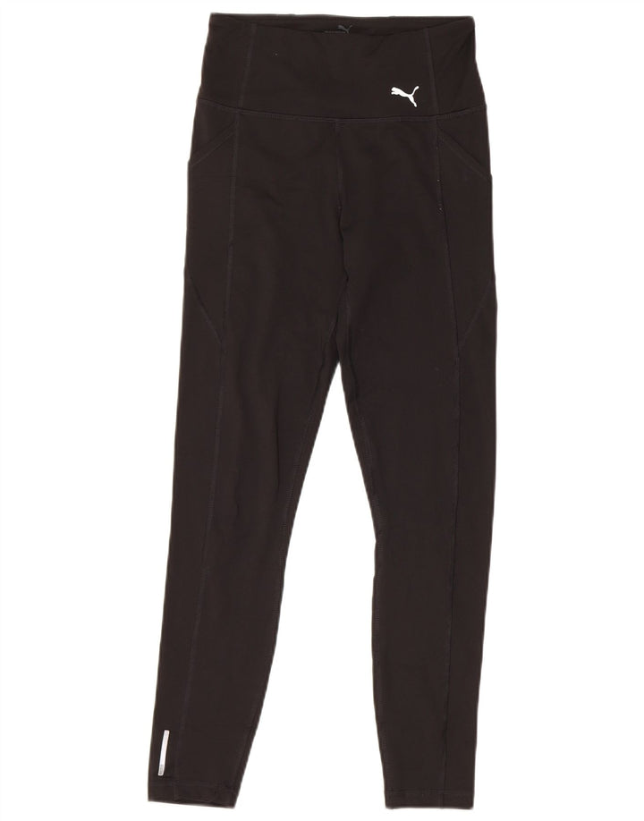 Legginsy damskie Puma UK 4 XS, czarny poliester