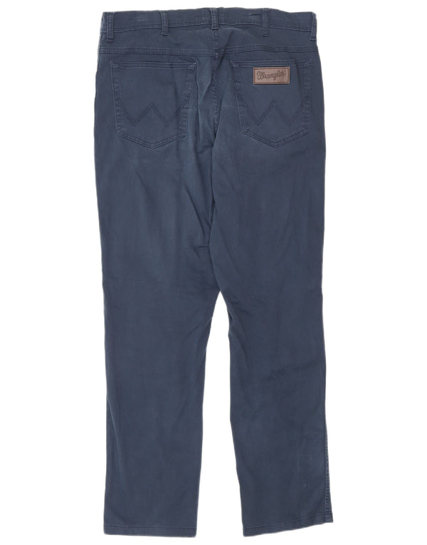 Męskie jeansy Wrangler Texas Slim W36 L34 Granatowe, bawełniane