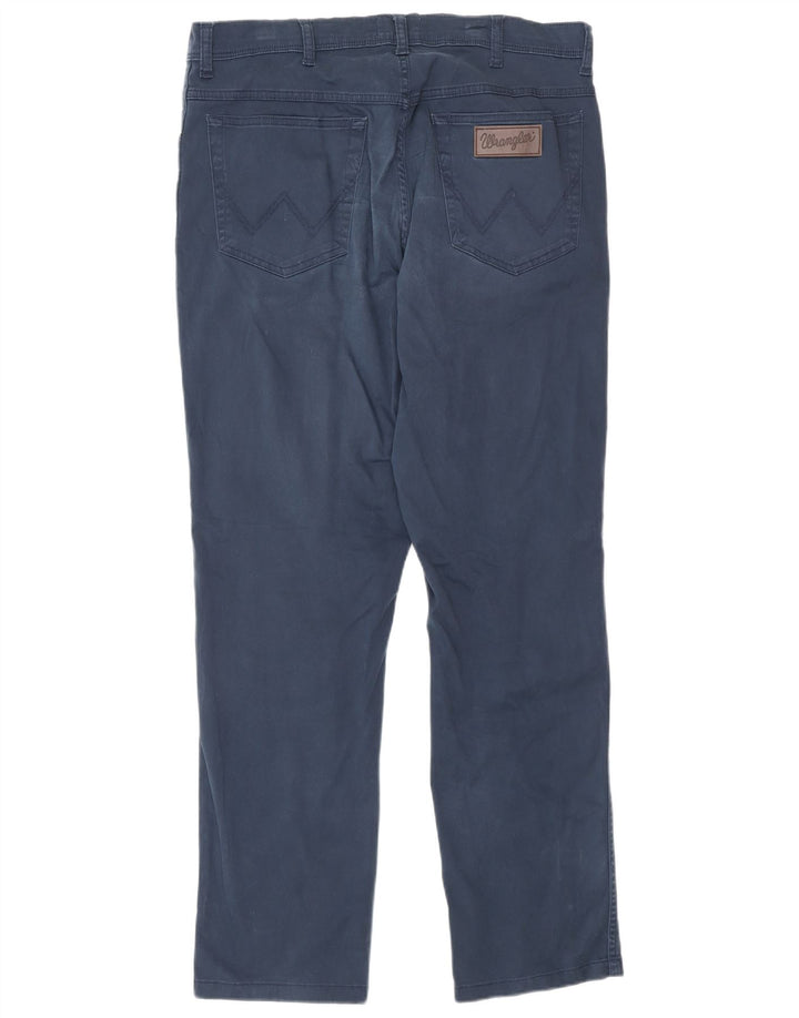 Męskie jeansy Wrangler Texas Slim W36 L34 Granatowe, bawełniane