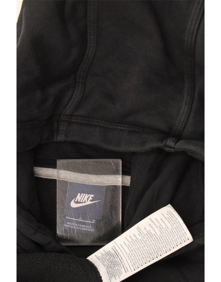 Męski sweter z kapturem Nike, duży, czarny, bawełniany