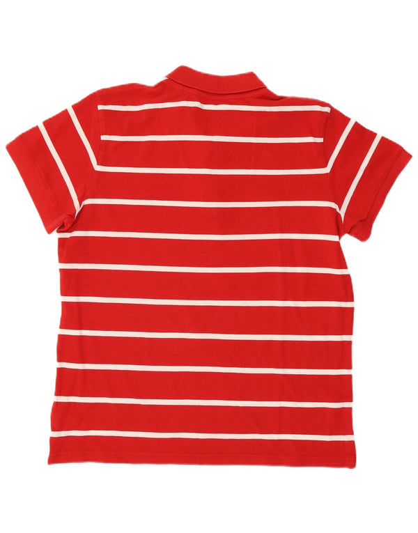 Męska koszulka polo Adidas XL w czerwone paski, bawełniana