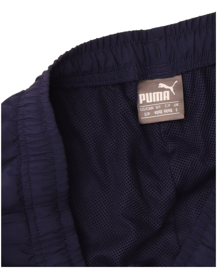 Męskie spodnie dresowe Puma Joggery, małe, granatowe, poliestrowe