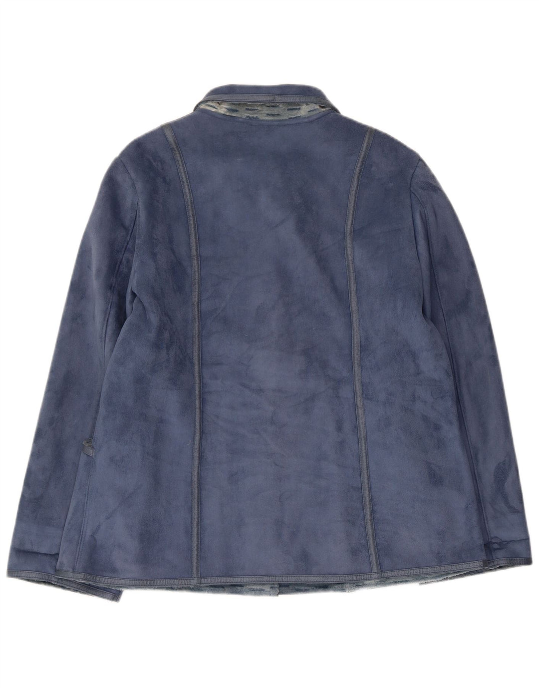 Płaszcz damski w stylu vintage IT 50 XL Niebieski poliester