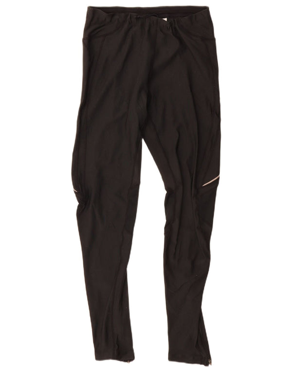 Legginsy damskie Nike UK 14/16, duże, czarne, poliestrowe