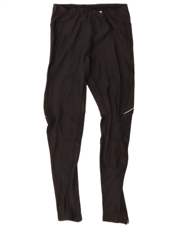Legginsy damskie Nike UK 14/16, duże, czarne, poliestrowe