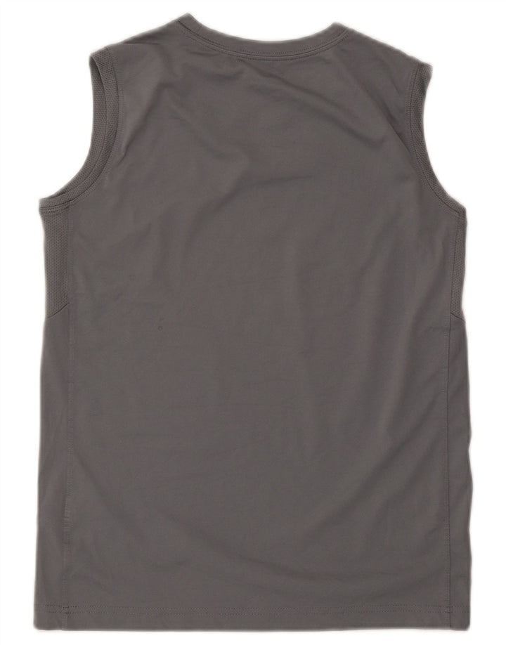 Chłopięca kamizelka z grafiką Nike Dri Fit na 12-13 lat, duża, szara, poliester