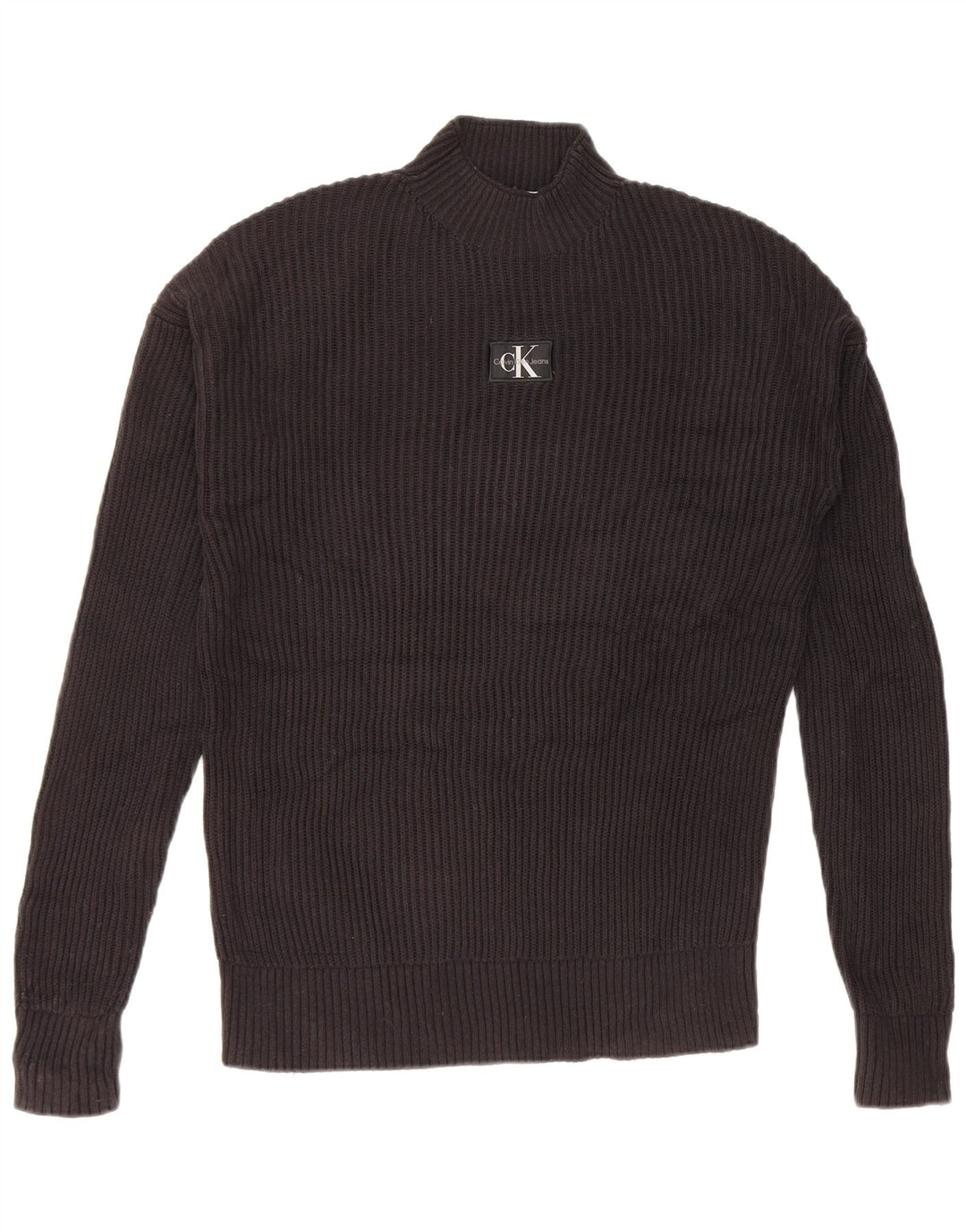 Męski sweter z golfem Calvin Klein Jeans, duży, czarny
