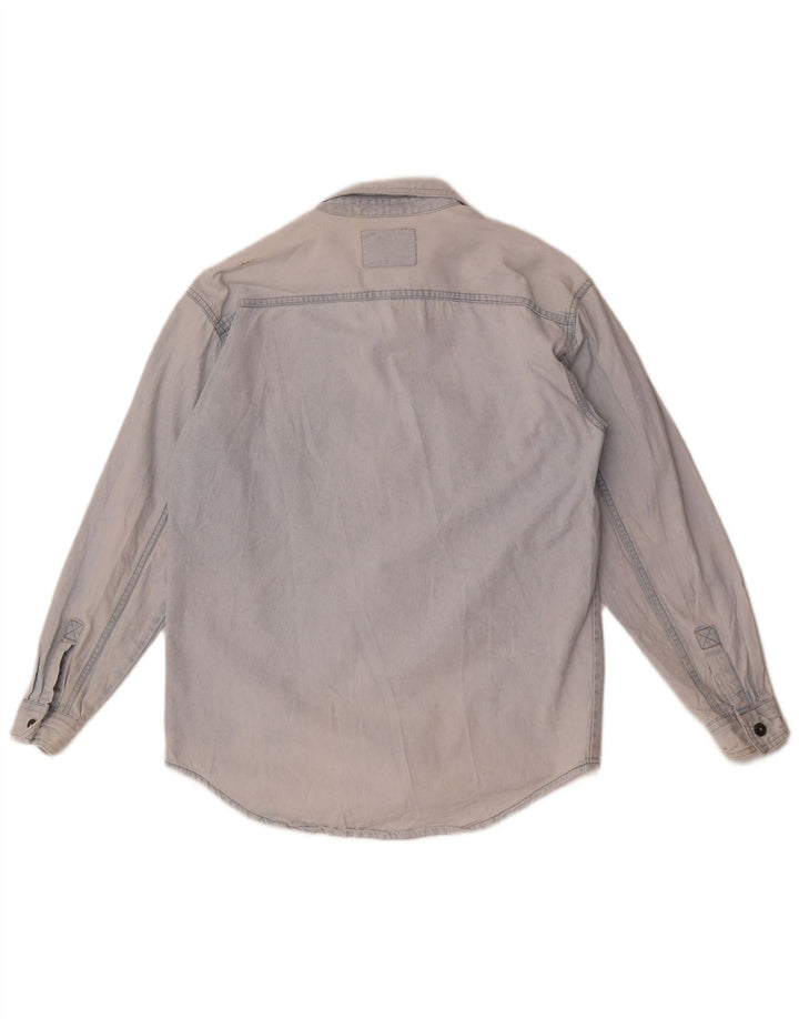 Męska koszula dżinsowa Levi's, mała, niebieska, bawełniana