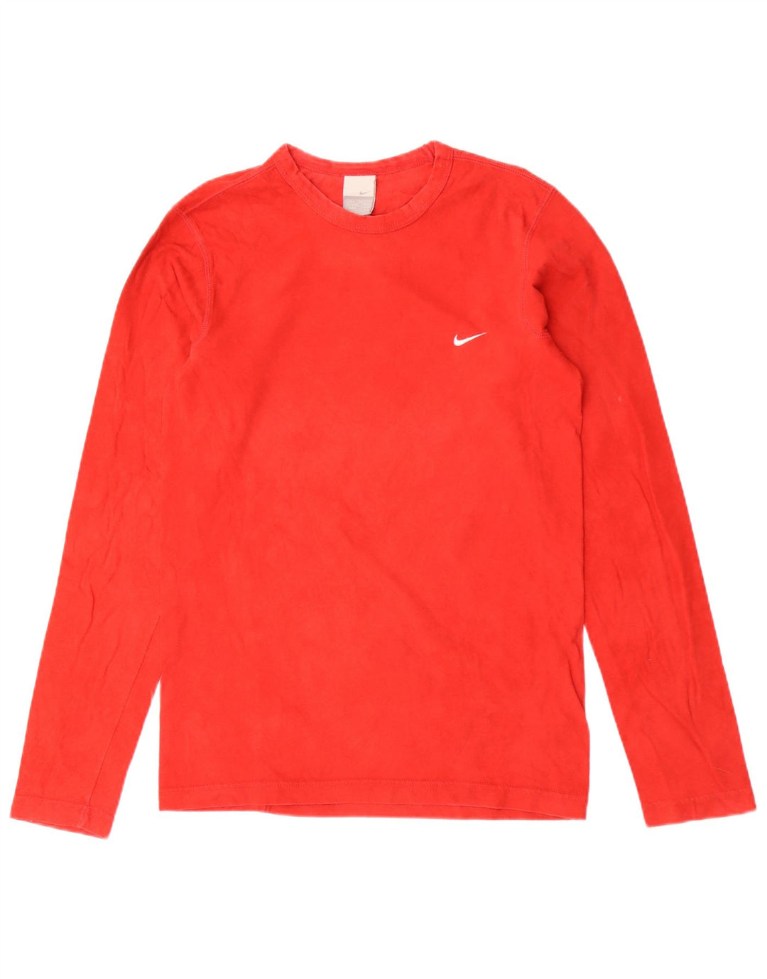 Męska koszulka Nike z długim rękawem, UK 36/38, mała, czerwona bawełna