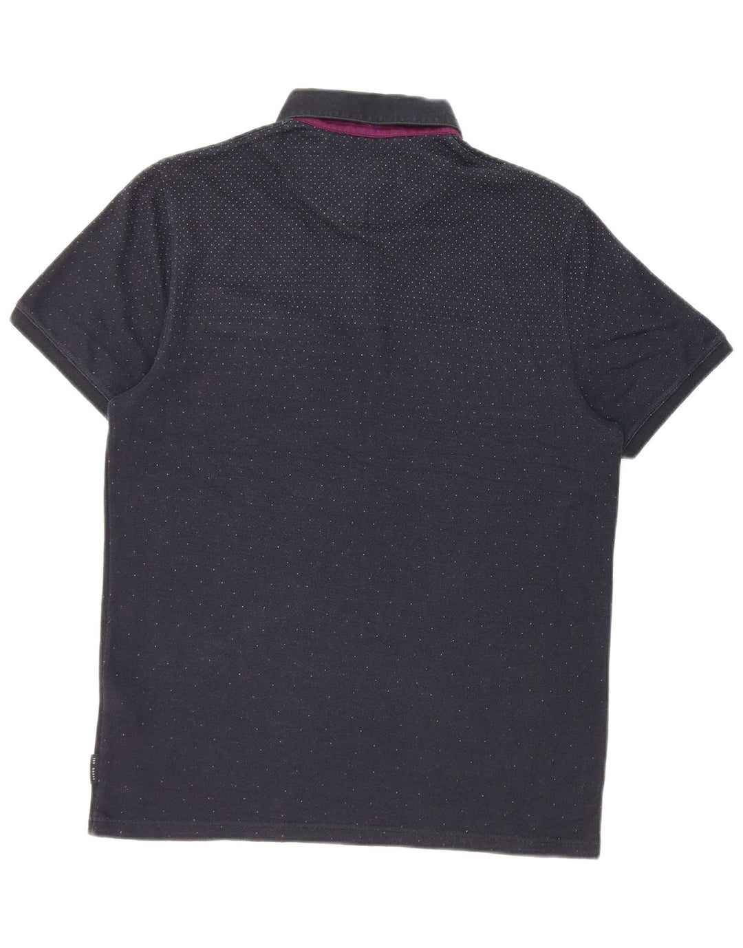 Męska koszulka polo Ted Baker, rozmiar 3, średnia, granatowa, bawełniana w cętki