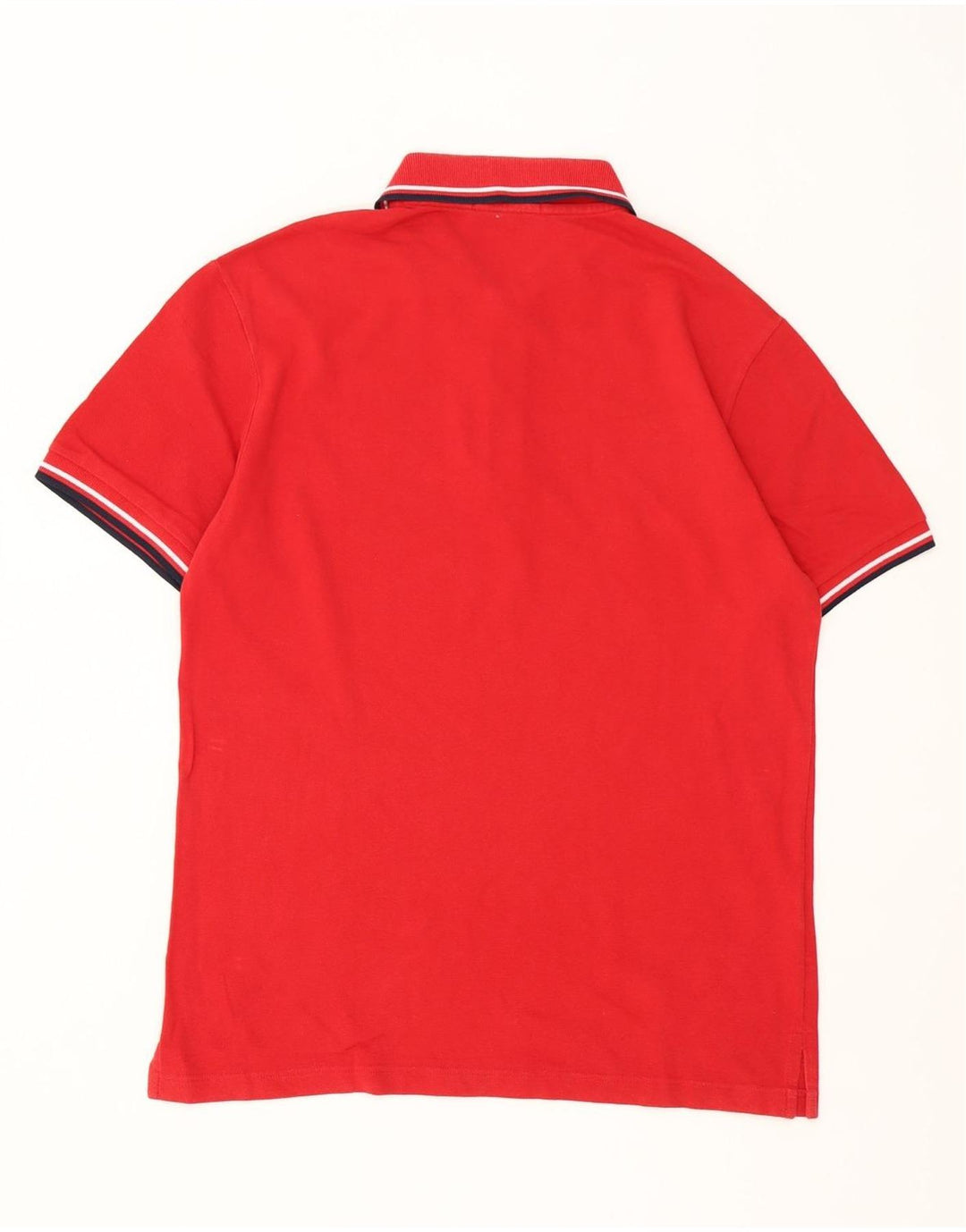 Męska koszulka polo Fred Perry, bawełniana w średnie czerwone paski
