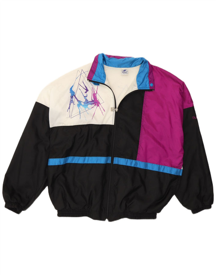 Męska kurtka dresowa Rucanor Graphic UK 38/40 w kolorze średniej czerni