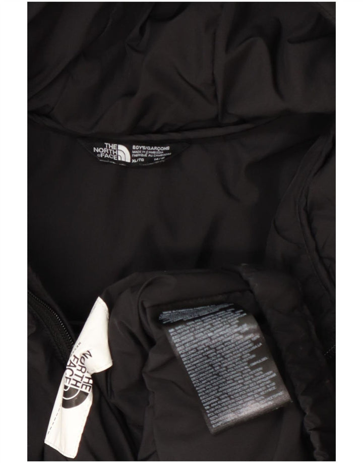 Wyściełana kurtka chłopięca z kapturem The North Face 14-15 lat XL, czarna, poliestrowa