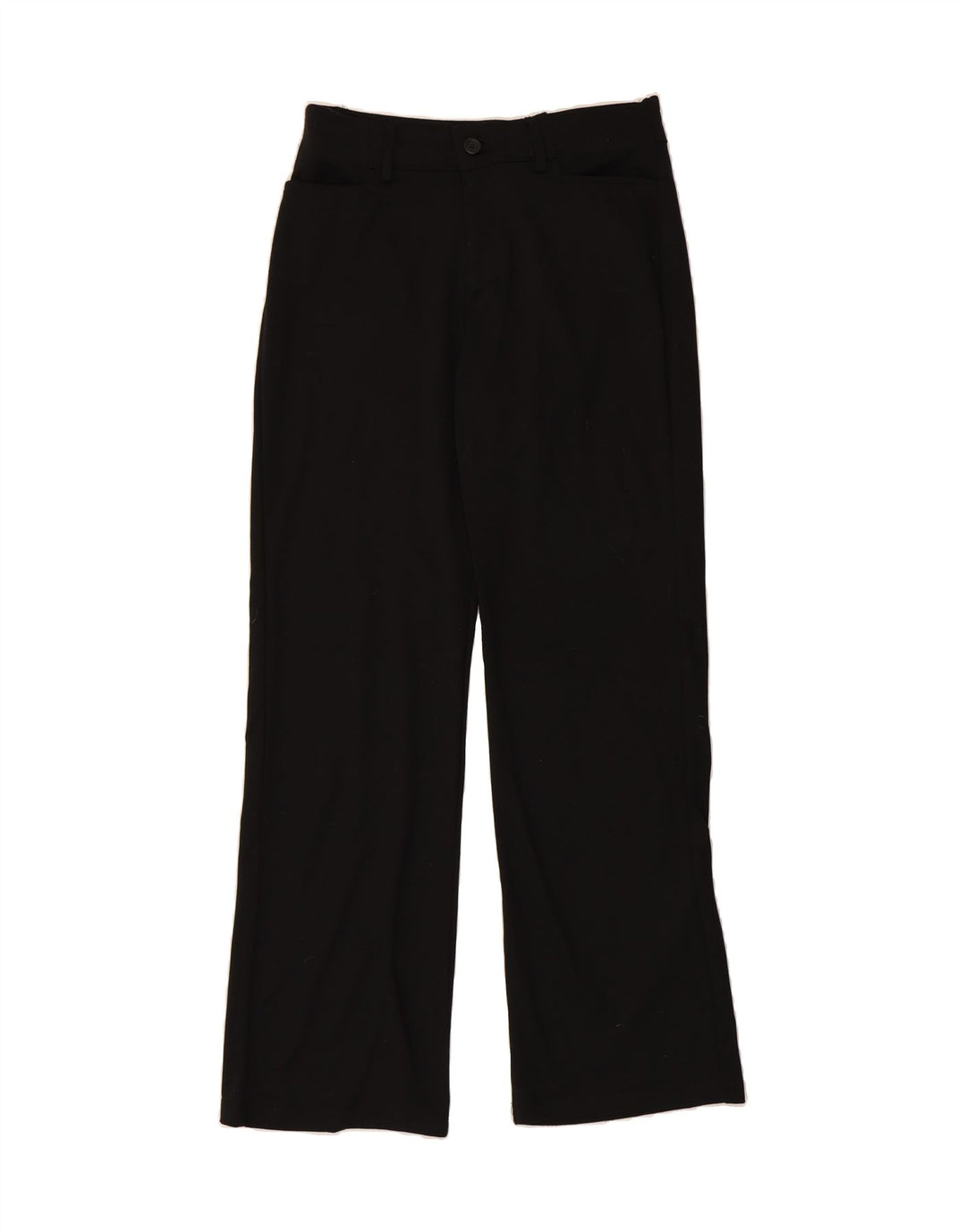LEE Womens Straight Casual Trousers US 12 Large W32 L34 Black Polyester Vintage Lee and Second-Hand Lee from Messina Hembry 