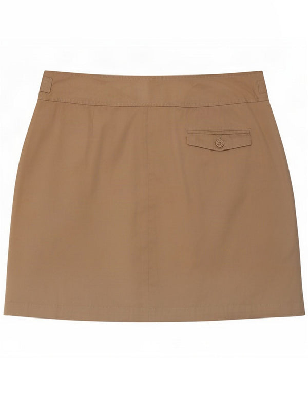 Damska spódniczka mini Lacoste, rozmiar 46 XL W34, beżowa bawełna