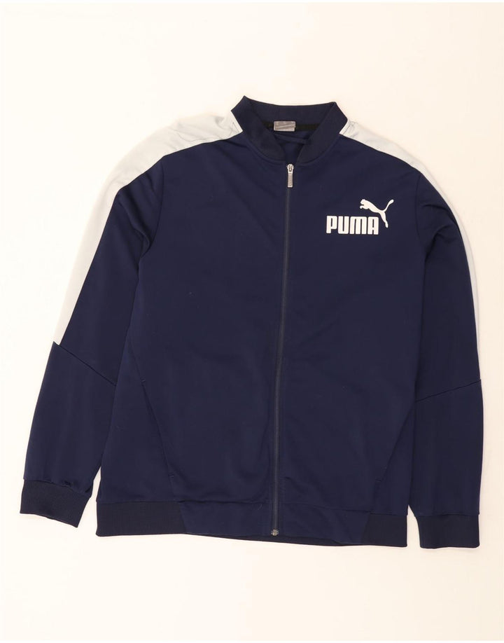 Męska kurtka dresowa Puma Graphic XL w kolorze granatowym