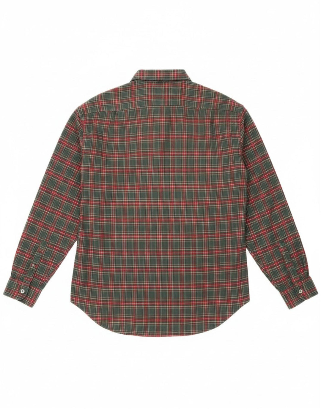 Damska koszula flanelowa Sisley UK 10, mała, bawełniana w zieloną kratę