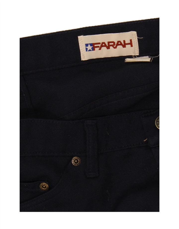 FARAH Womens Straight Jeans W34 L29 Navy Blue Vintage Farah and Second-Hand Farah from Messina Hembry 