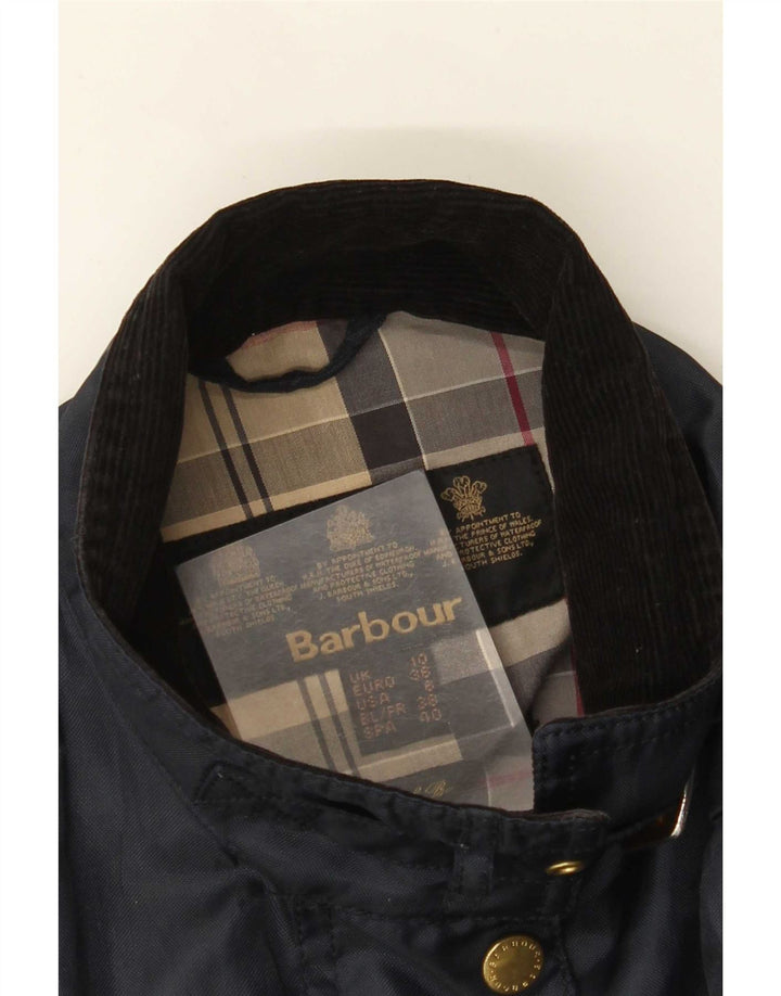 Kurtka damska Barbour Utility UK 10, mała, granatowa, poliestrowa