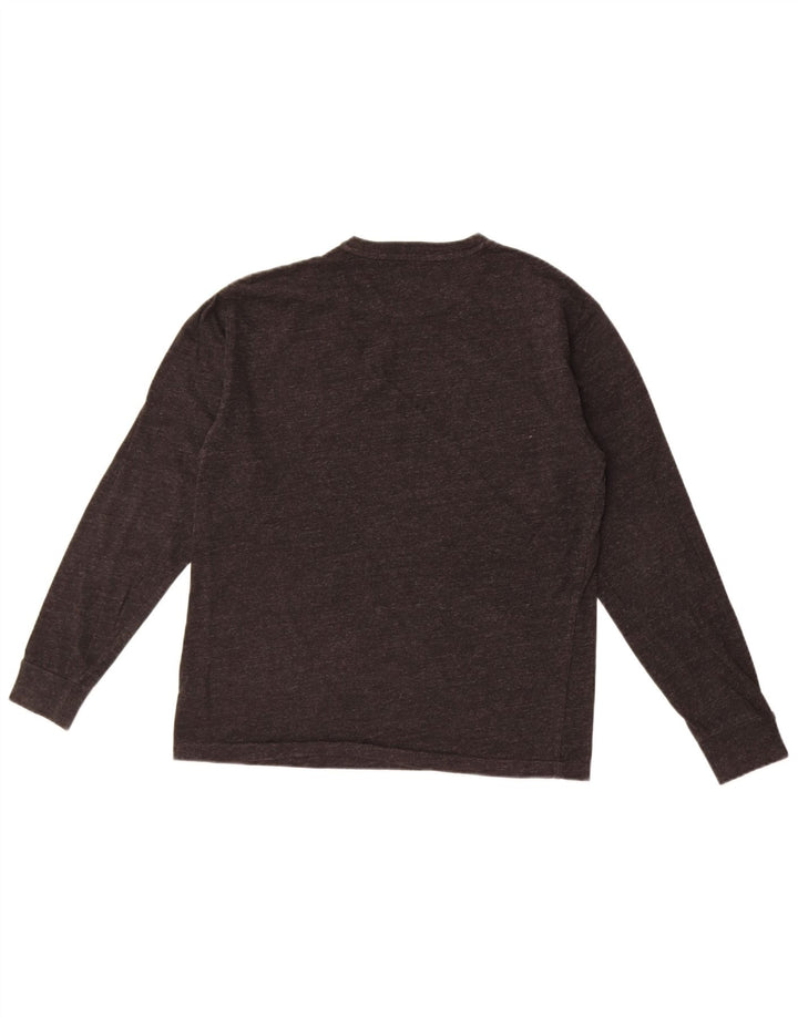 Koszulka męska Polo Ralph Lauren z długim rękawem, mała, szara, bawełniana