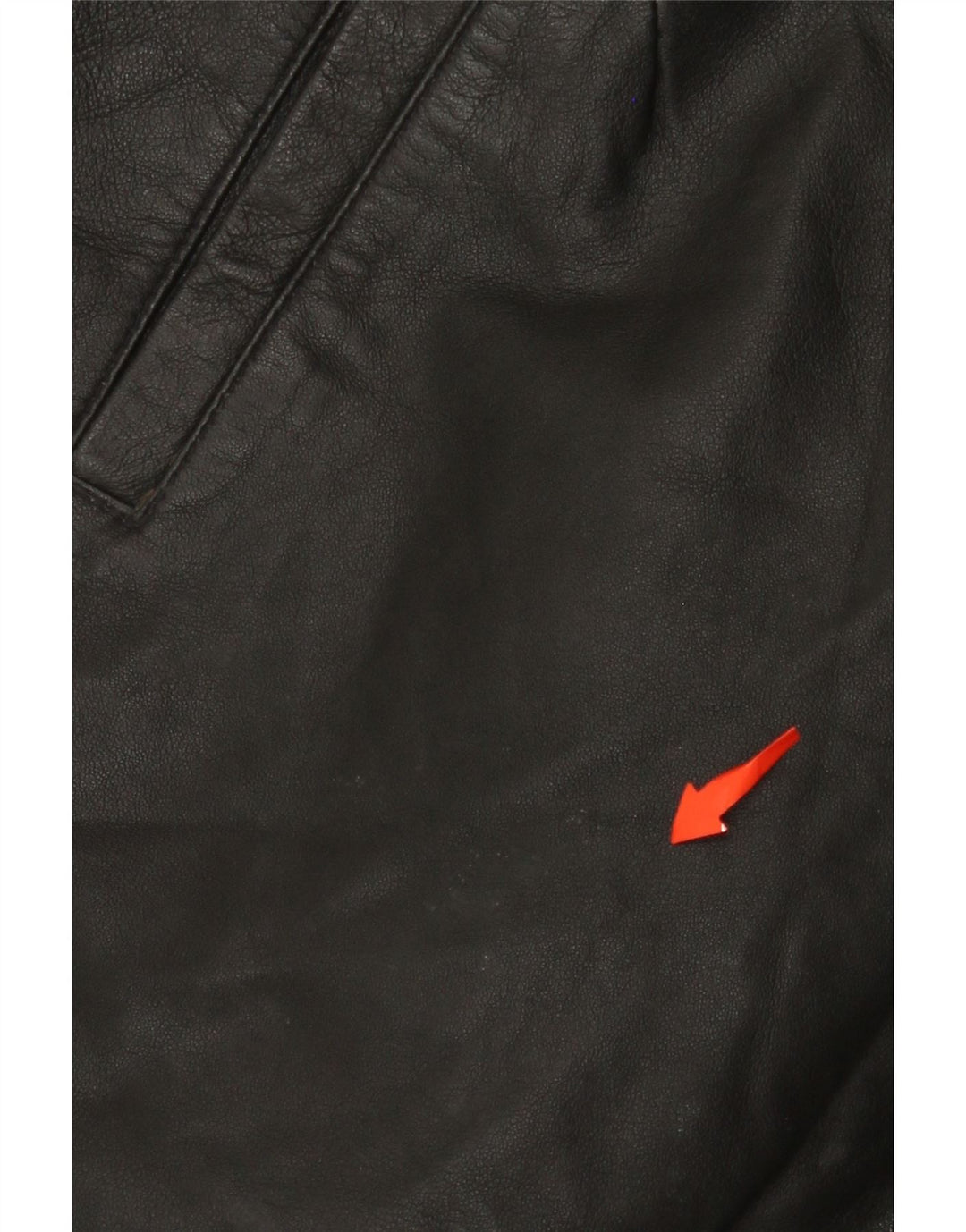 Damskie spodenki skórzane MISS JOY z wysokim stanem EU 38 Medium W25, czarna skóra