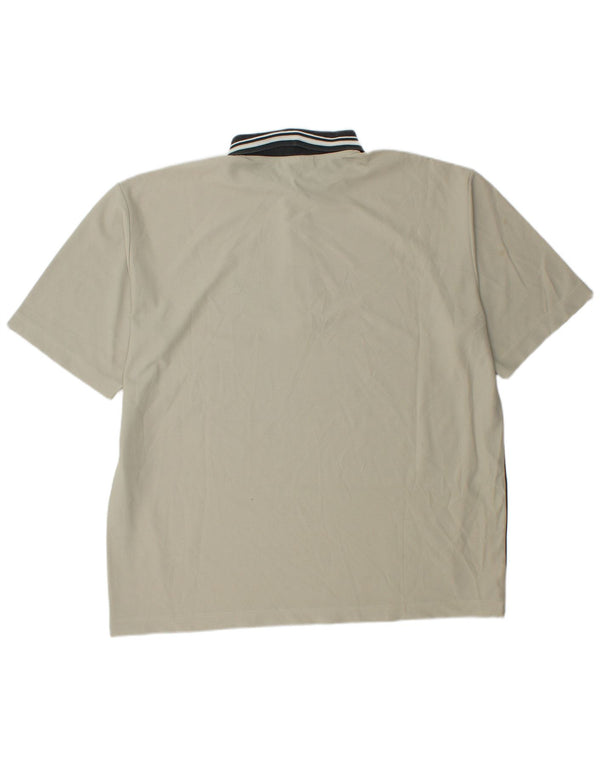 AUSTRALIAN L'ALPINA Mens Polo Shirt IT 56 2XL Green Polyester