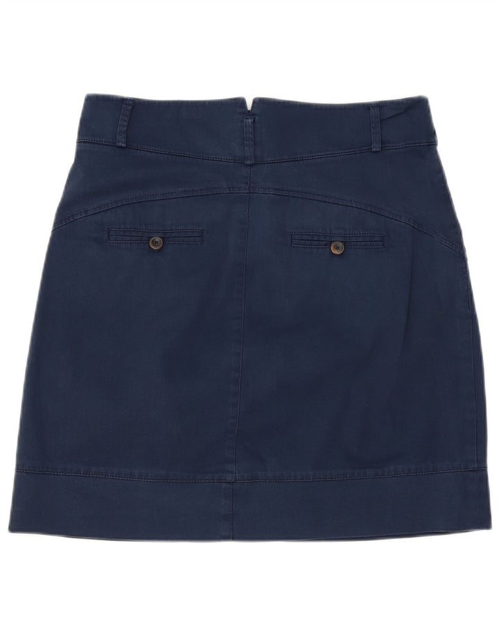 MASSIMO DUTTI Womens High Waist Mini Skirt W30 Medium  Navy Blue
