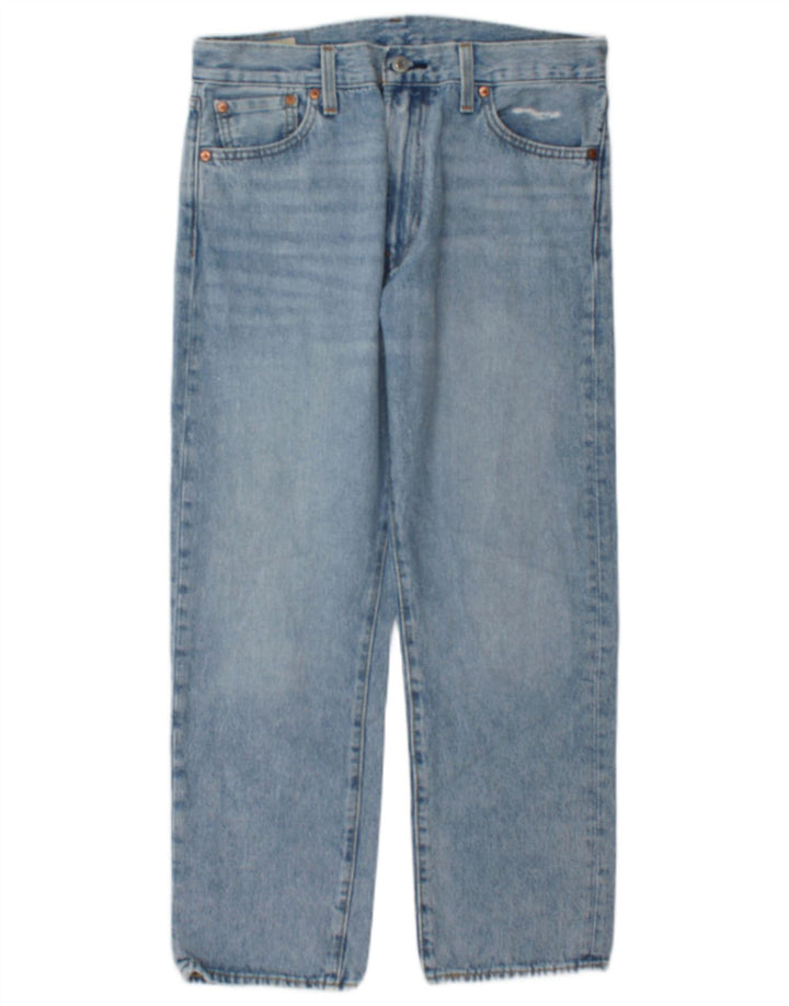 Męskie jeansy Levi's 551 Straight W30 L27 Niebieskie bawełniane