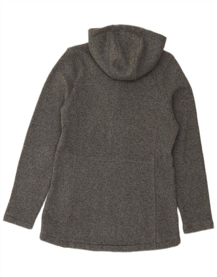 Damska kurtka z kapturem z kapturem The North Face UK 14, duża, szara, nakrapiana