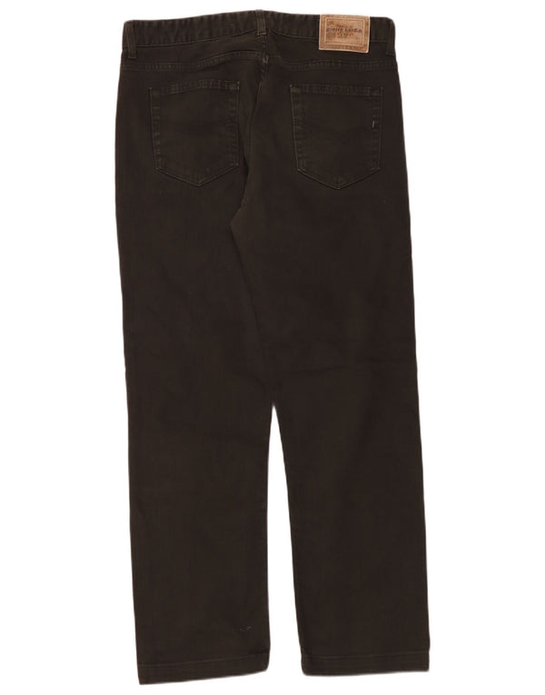 Męskie proste dżinsy Pierre Cardin IT 46 Small W34 L30 Brązowa bawełna