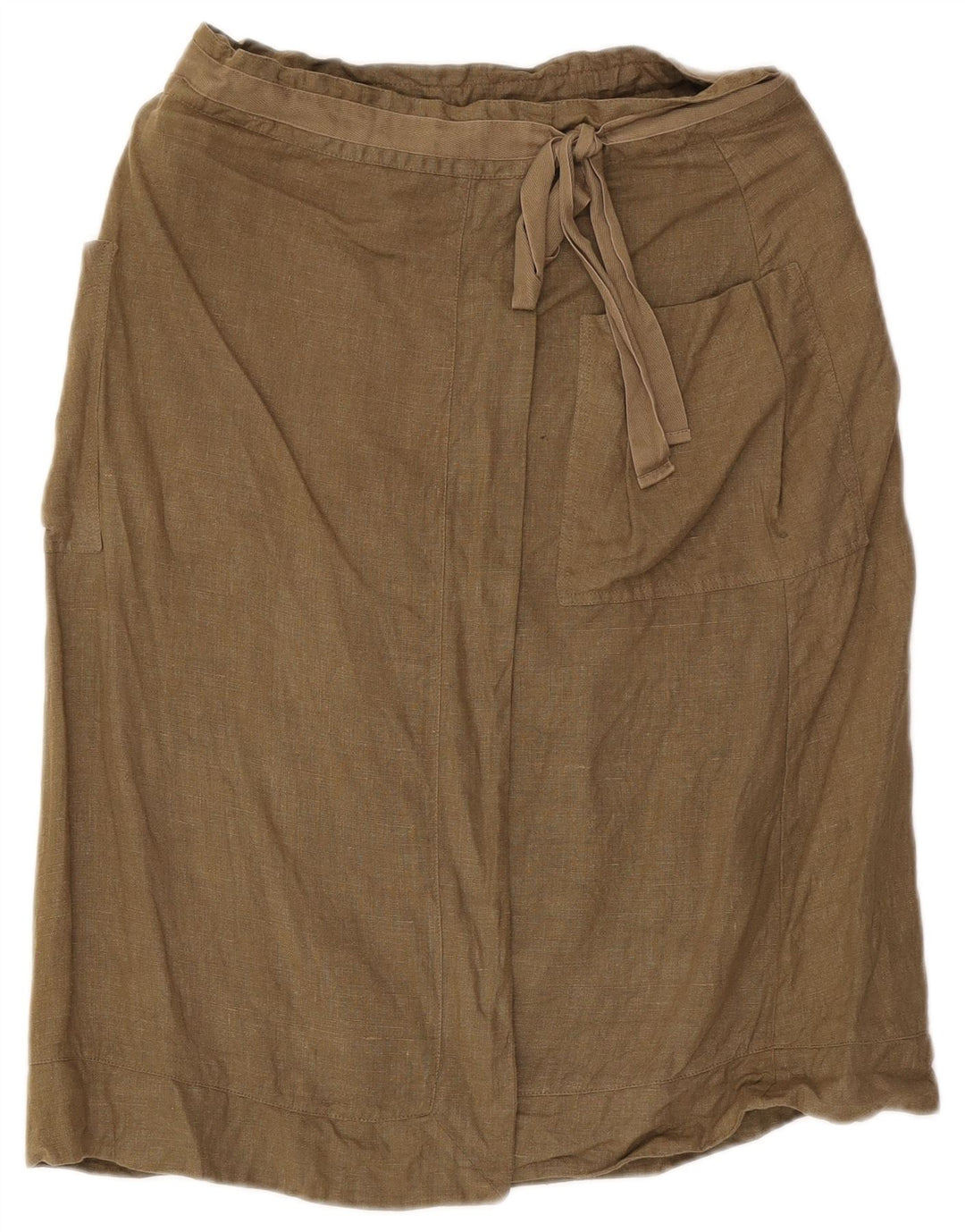Damska spódnica cargo Sasha UK 12 Medium W29, lniana khaki