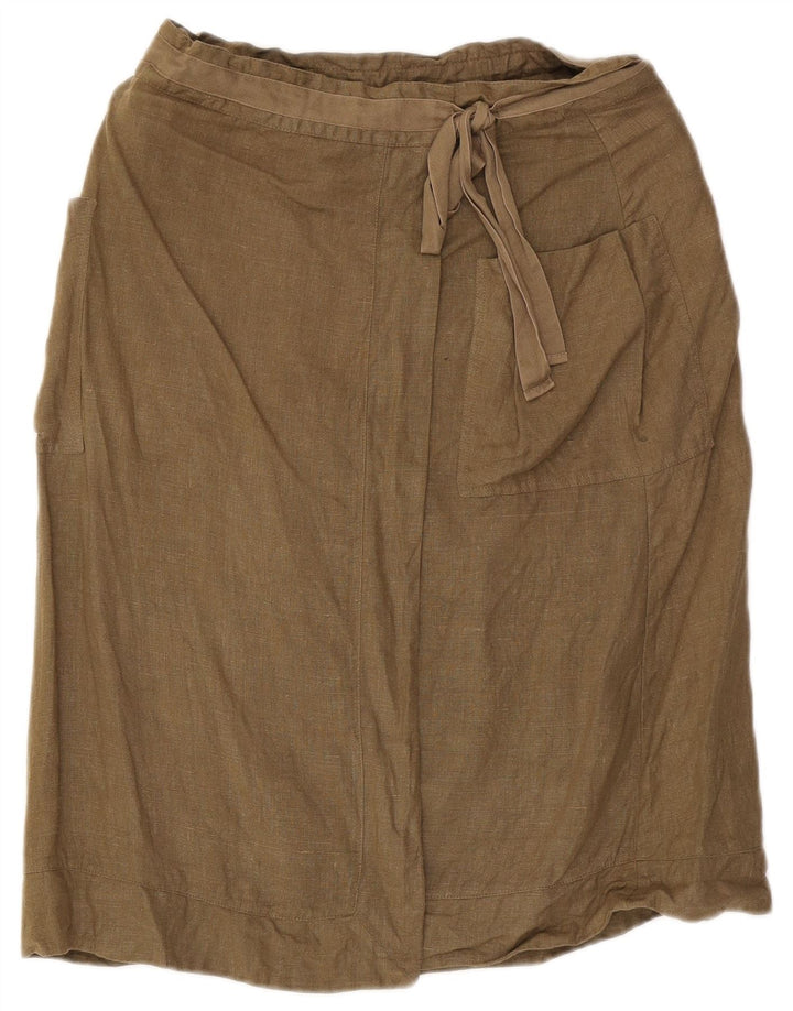 Damska spódnica cargo Sasha UK 12 Medium W29, lniana khaki
