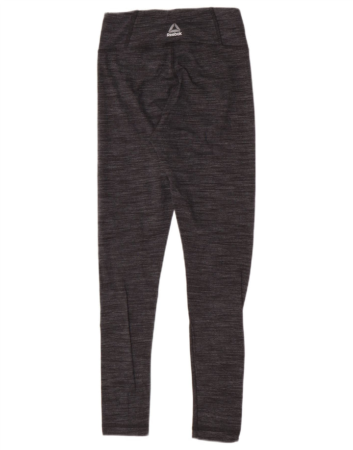 Legginsy damskie Reebok UK 4/6 XS, szare nakrapiane