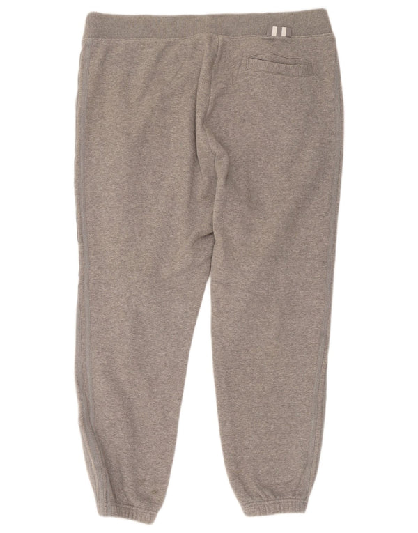 Męskie spodnie dresowe Adidas Joggers XL Szare nakrapiane bawełniane