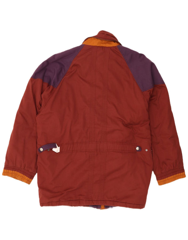 Męska kurtka wiatrówka Vintage UK 42 XL w kolorze bordowym