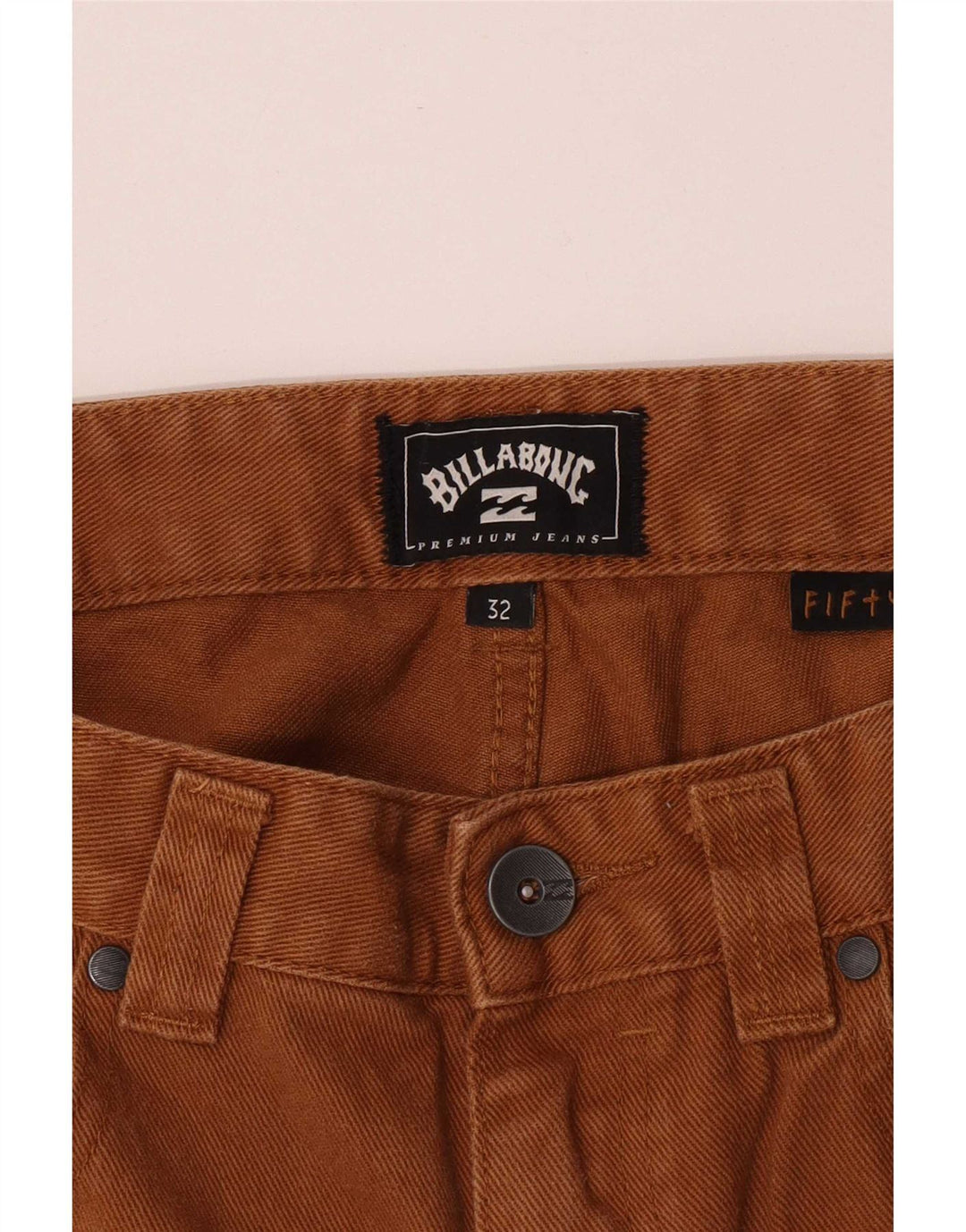 Męskie jeansy Billabong Regular Straight W32 L31 Brązowa bawełna