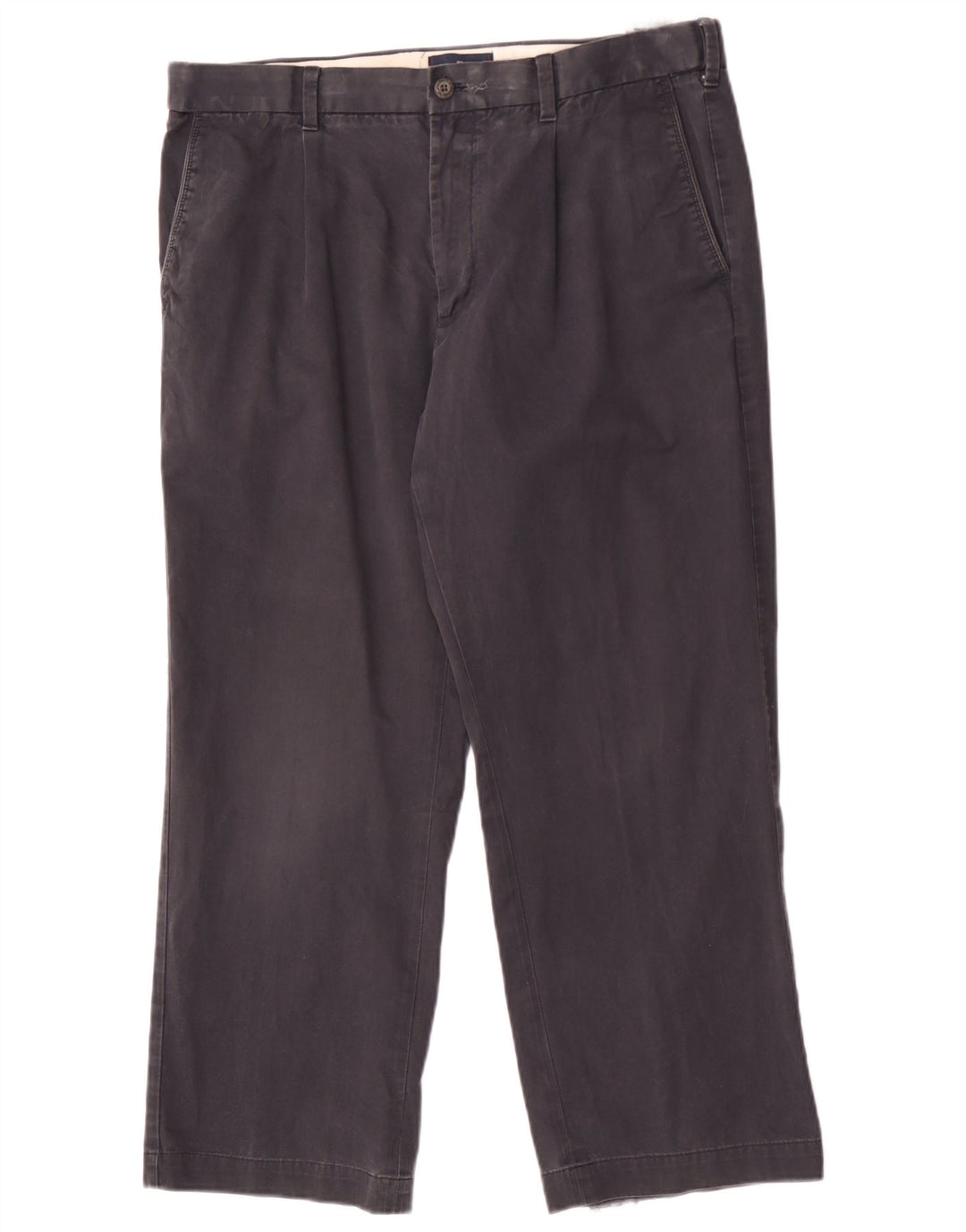 Męskie spodnie chino Marks & Spencer Blue Harbor Straight W36 L29 granatowe