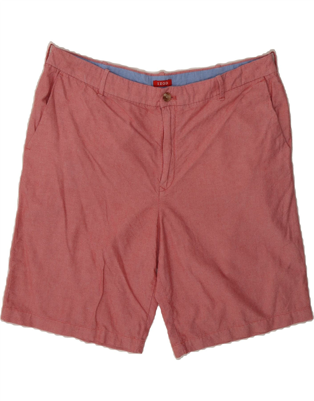IZOD Mens Chino Shorts W40 XL Pink Cotton Vintage Izod and Second-Hand Izod from Messina Hembry 