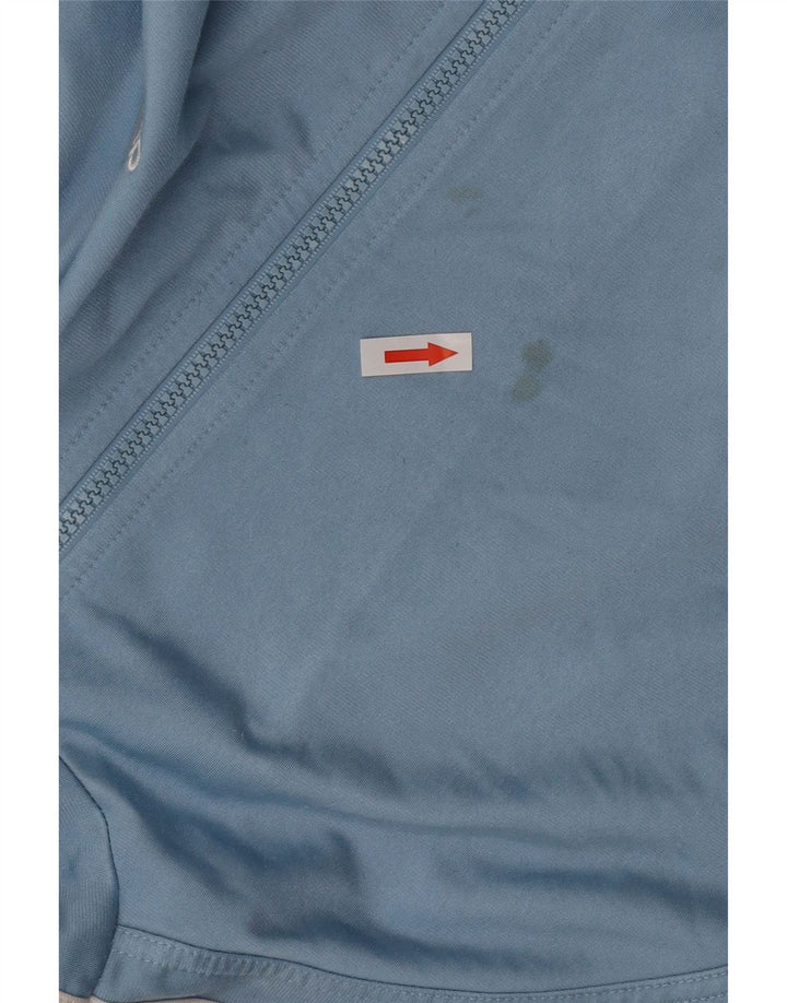 Męska kurtka dresowa ADIDAS o luźnym kroju, UK 40/42, średni niebieski poliester