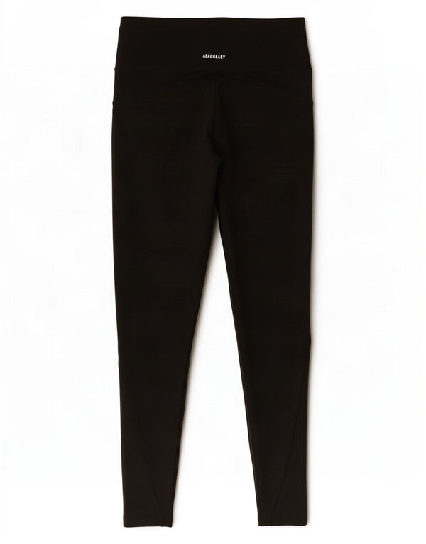 Damskie legginsy adidas Tight Fit UK 8/10, małe, czarne, poliestrowe