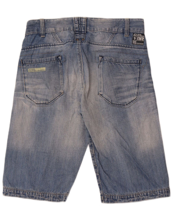 Jack & Jones Mens Denim Shorts Medium W32 Blue Cotton
