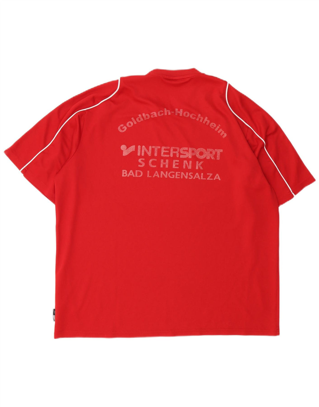 Adidas Męski T-shirt Climalite Graphic Top XL Czerwony Poliester